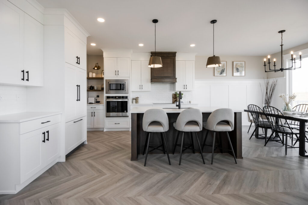 Lethbridge show home kitchen