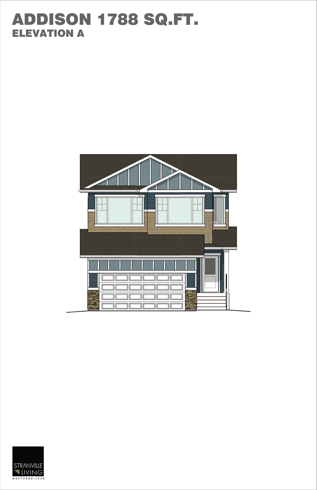 ADDISON - A - FRONT ELEVATION