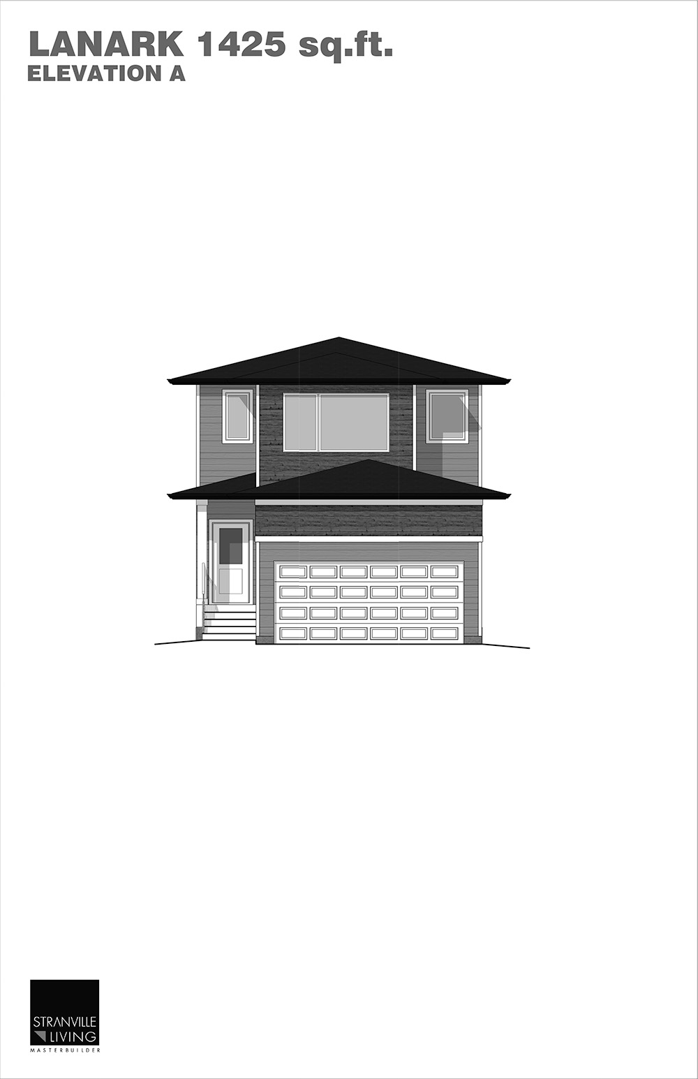 Lanark home model exterior elevation
