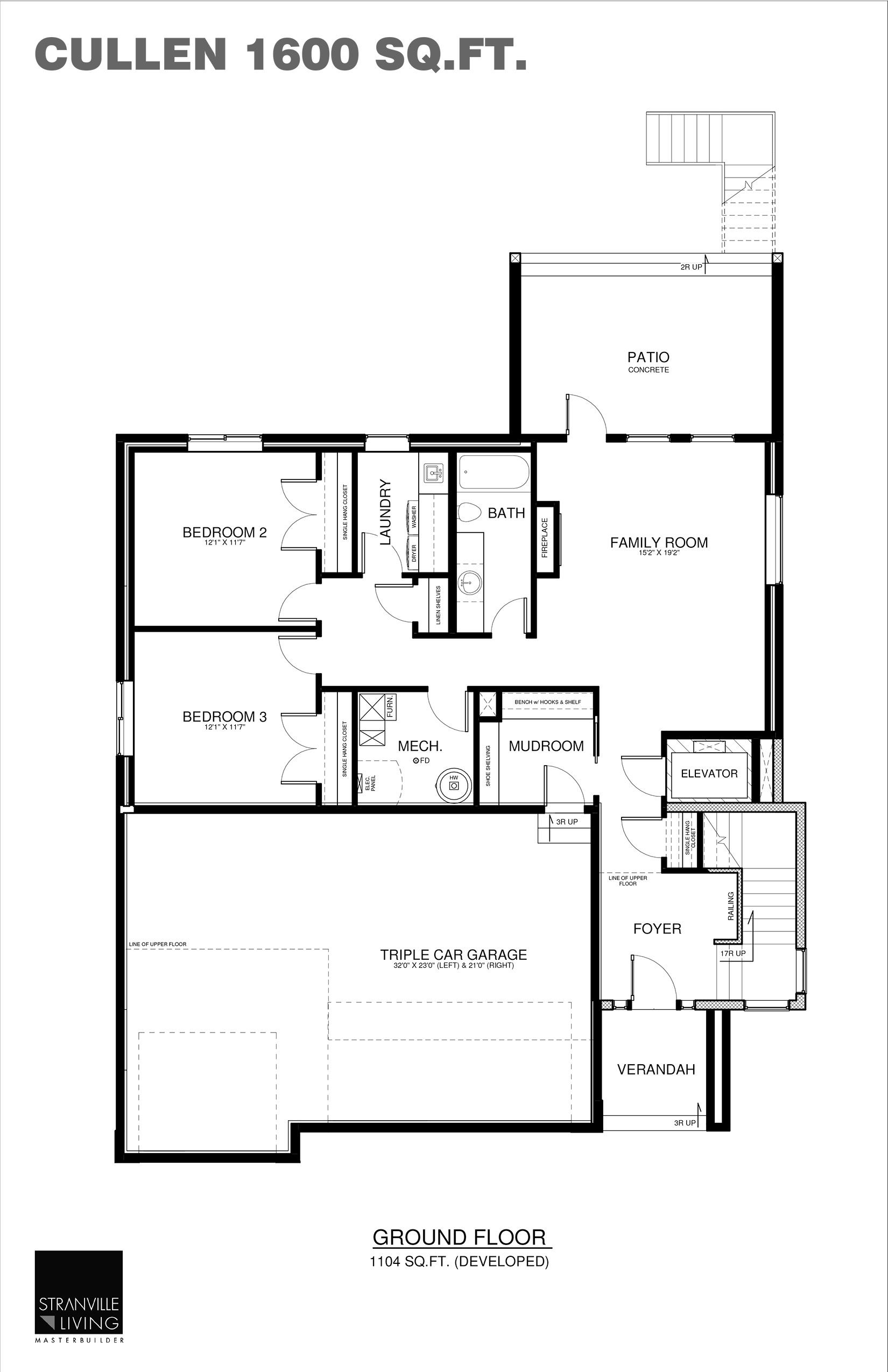Cullen second floor plan