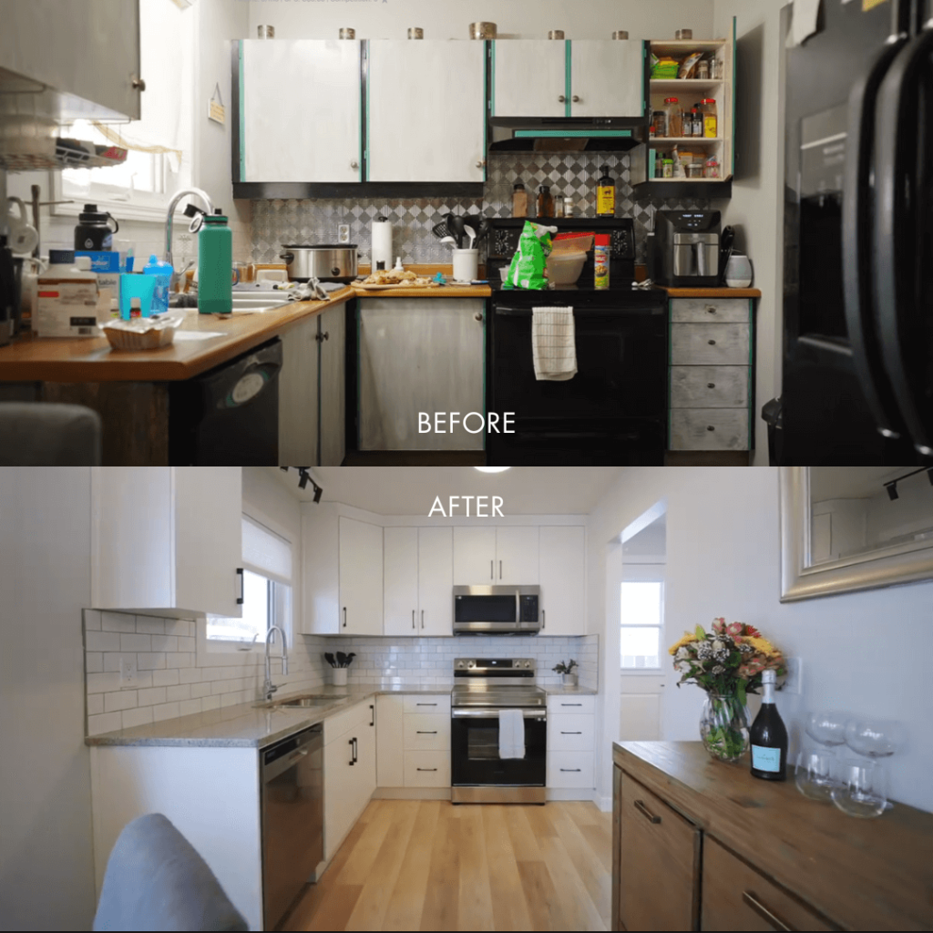 Kitchen Before and After