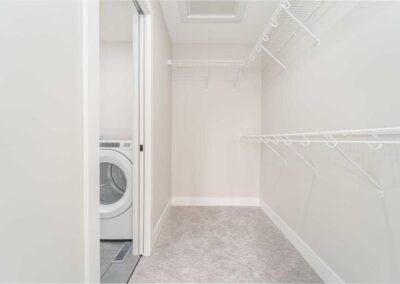 Laundry and closet