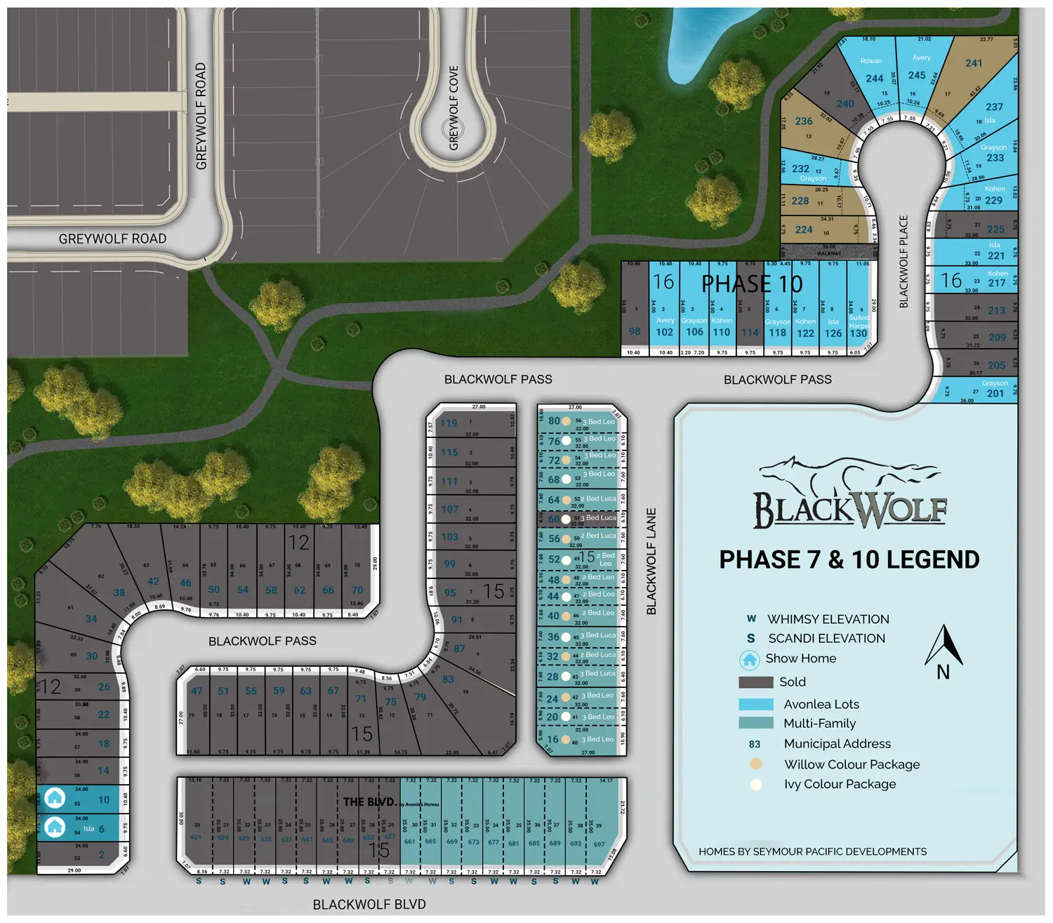 Blackwolf development map