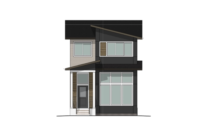 Kendrick exterior home elevation rendering